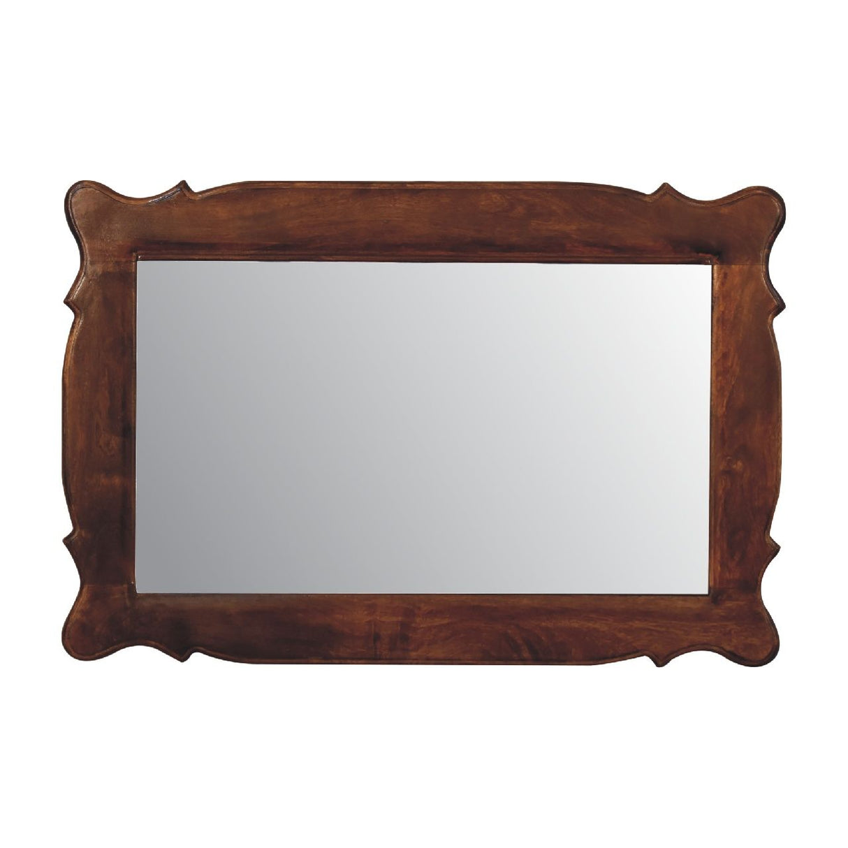 Oblong Mirror Frame - Brown