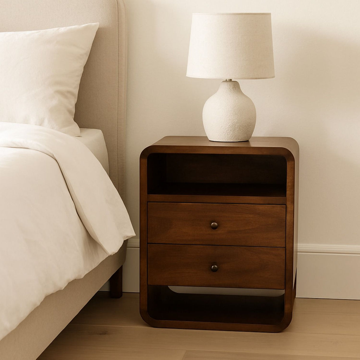 Curve Drawer Nightstand