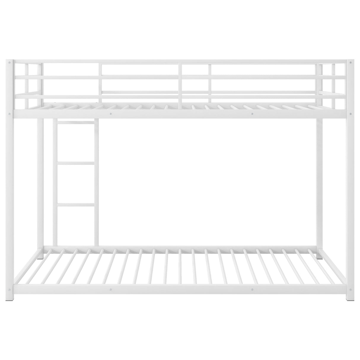 Metal Bunk Bed, Low Bunk Bed With Ladder