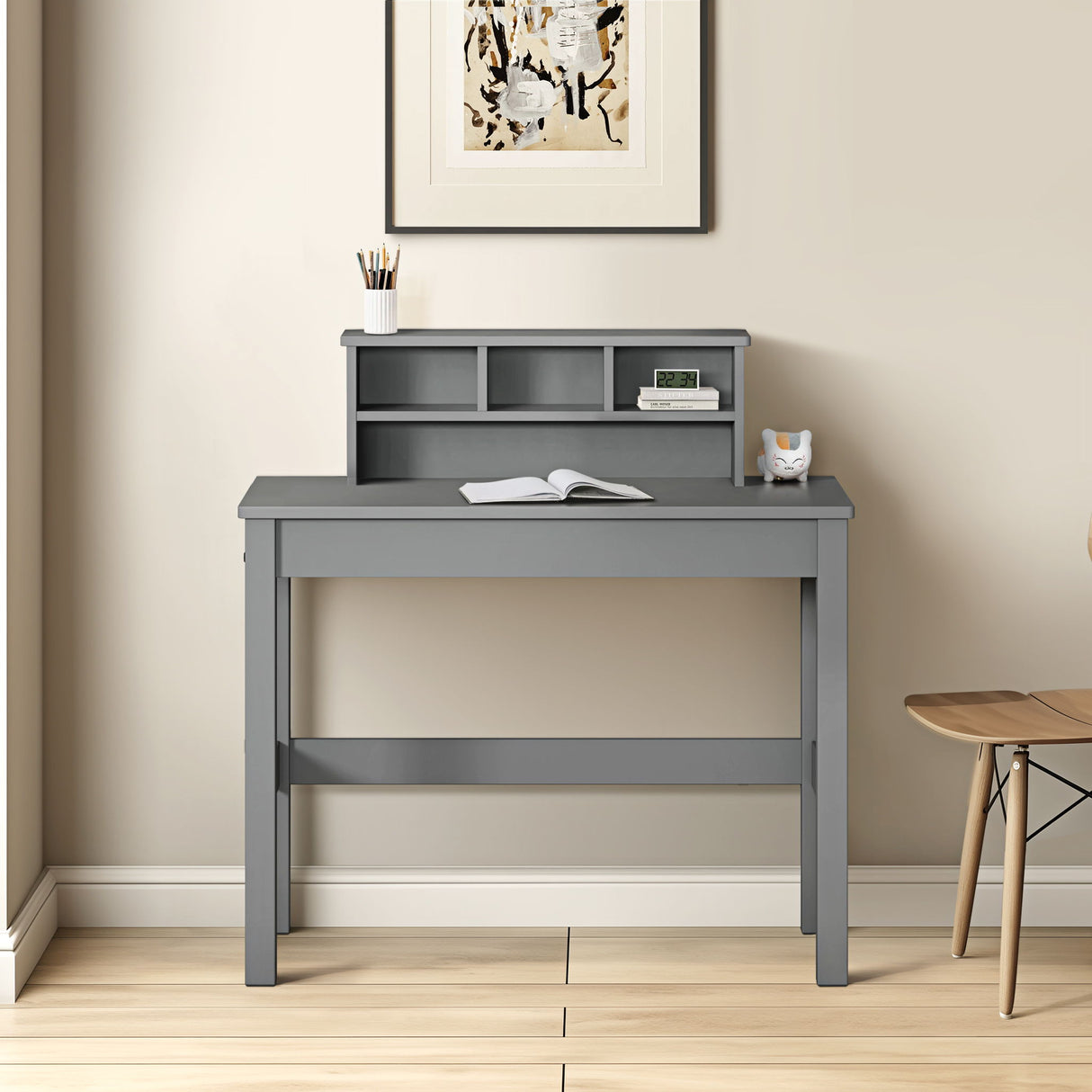 Logan - Writing Desk - Gray
