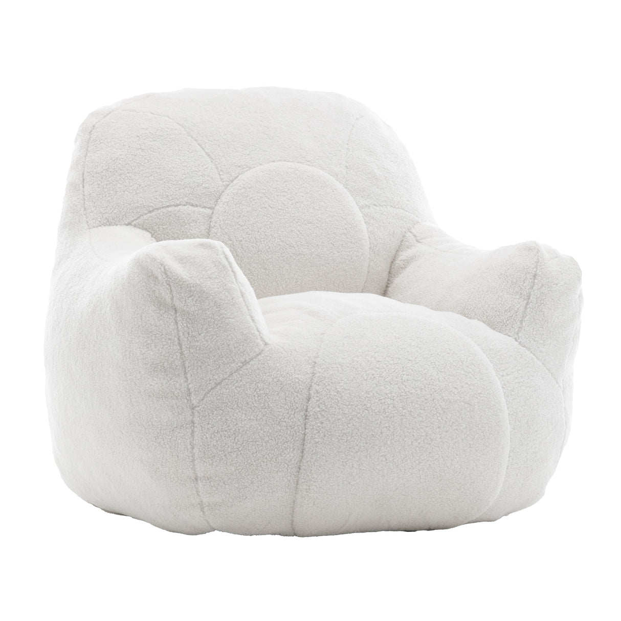 Comfy Bean Bag Chair With Filler, Fluffy And Cozy Seating
