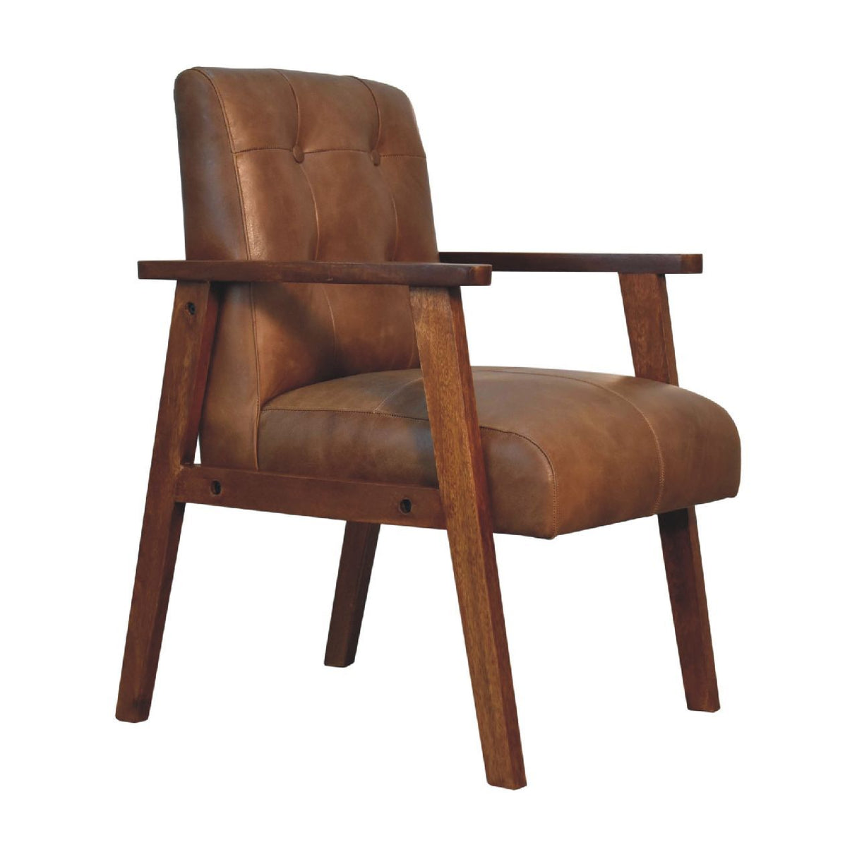 Buffalo - Leather Chair - Brown