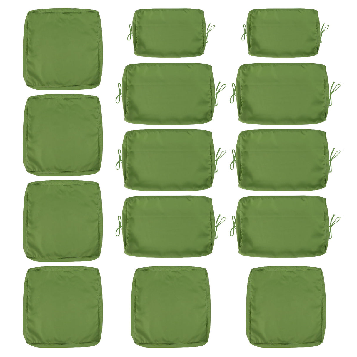 14 Pack Cushion Covers For 7 Piece Wicker Rattan Sectional Sofa