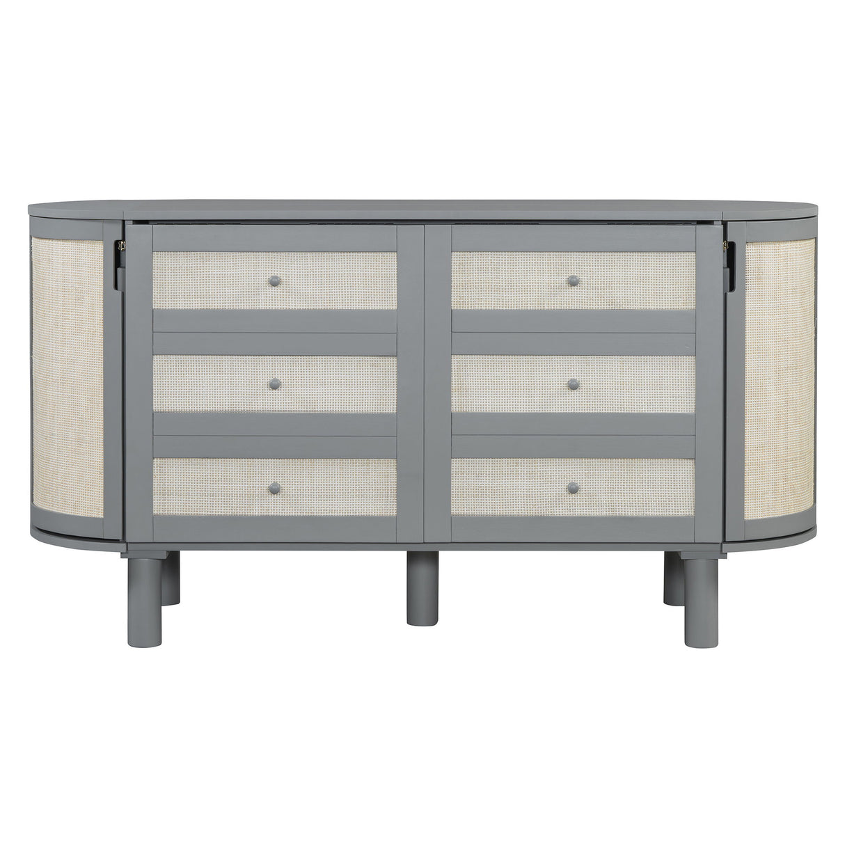 Murphy Bed With Hidden Storage & Modern Woven Design