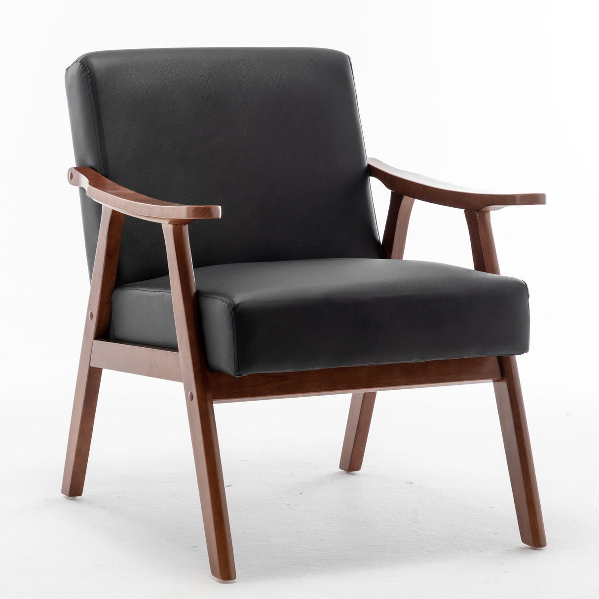 Accent Chair, Classic Mid Century Modern For Extra Seating