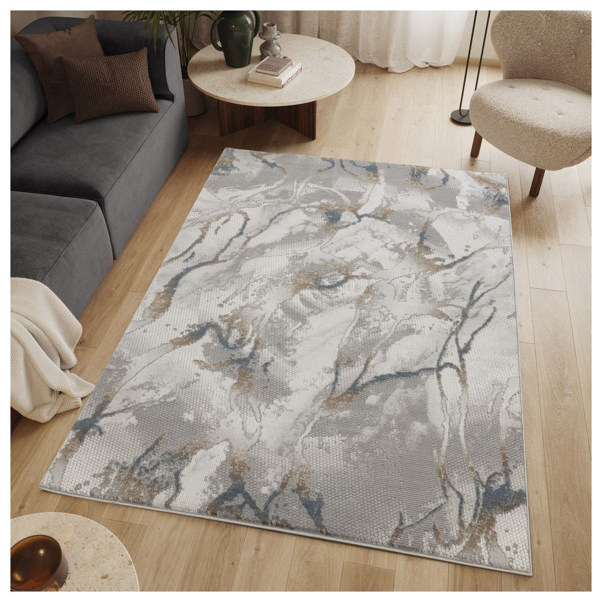 Geometrix - Area Rug With 3D Effect