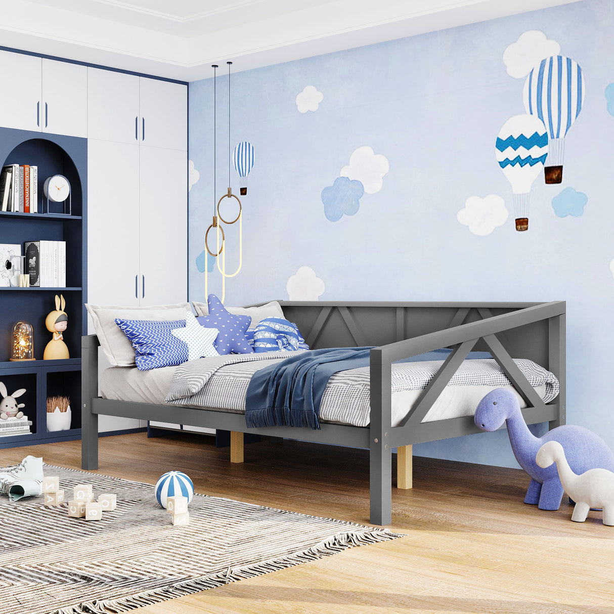 Elegant Design Daybed With Slat Support