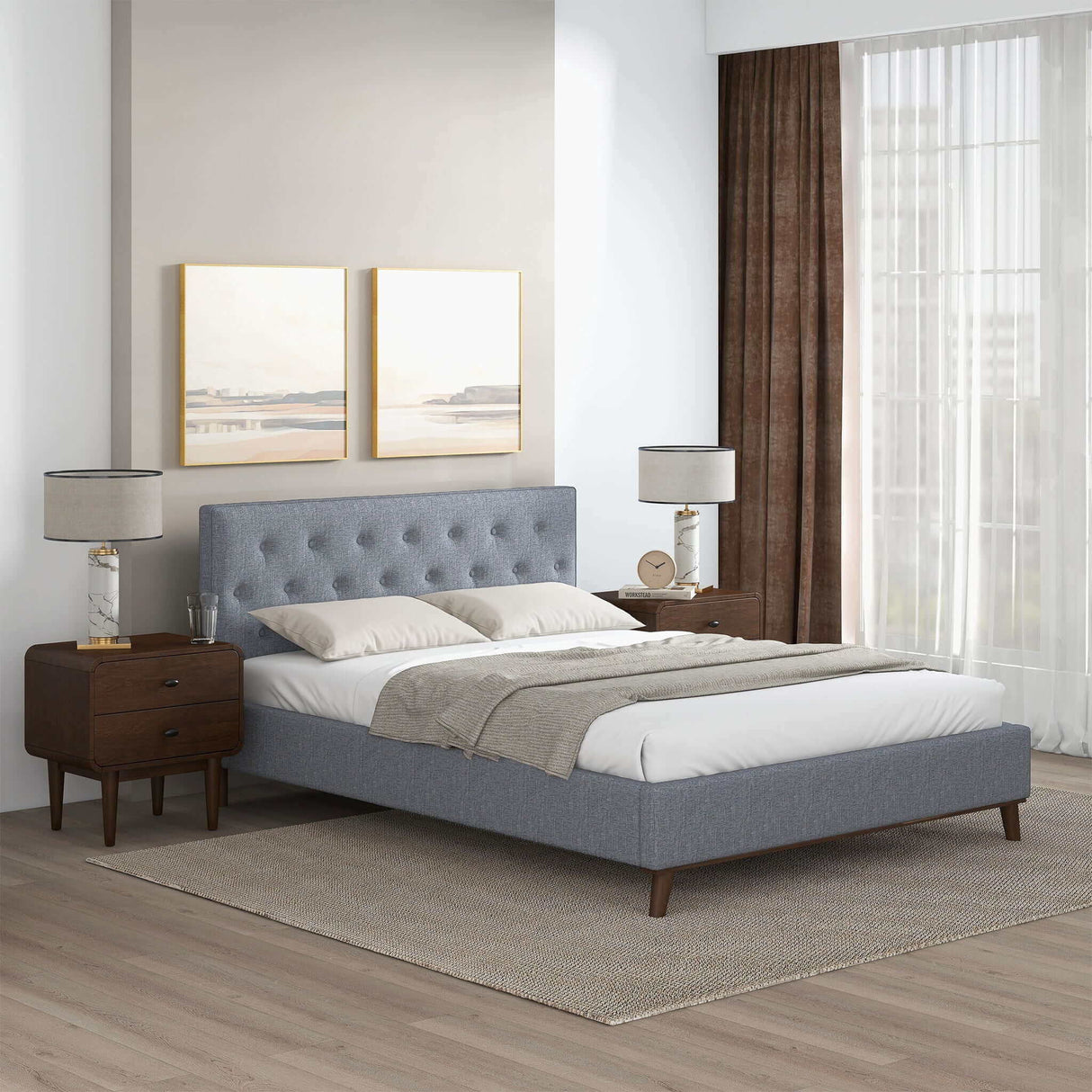 Graceville - Elegant Design Platform Bed