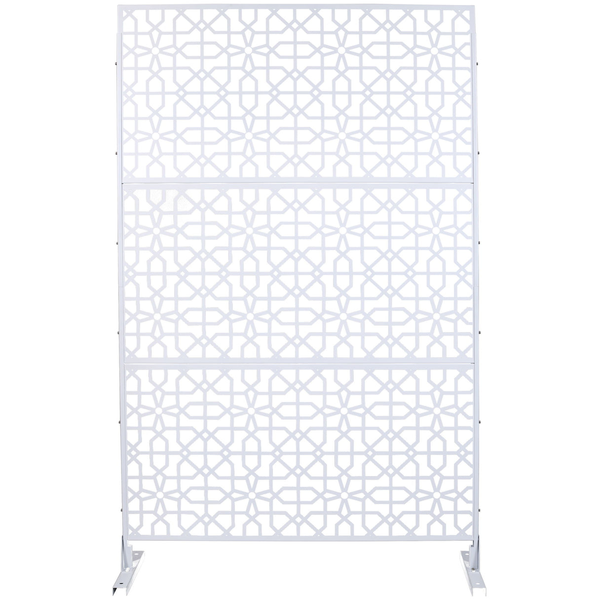 Outdoor & Indoor Metal Freestanding Decorative Privacy Screen