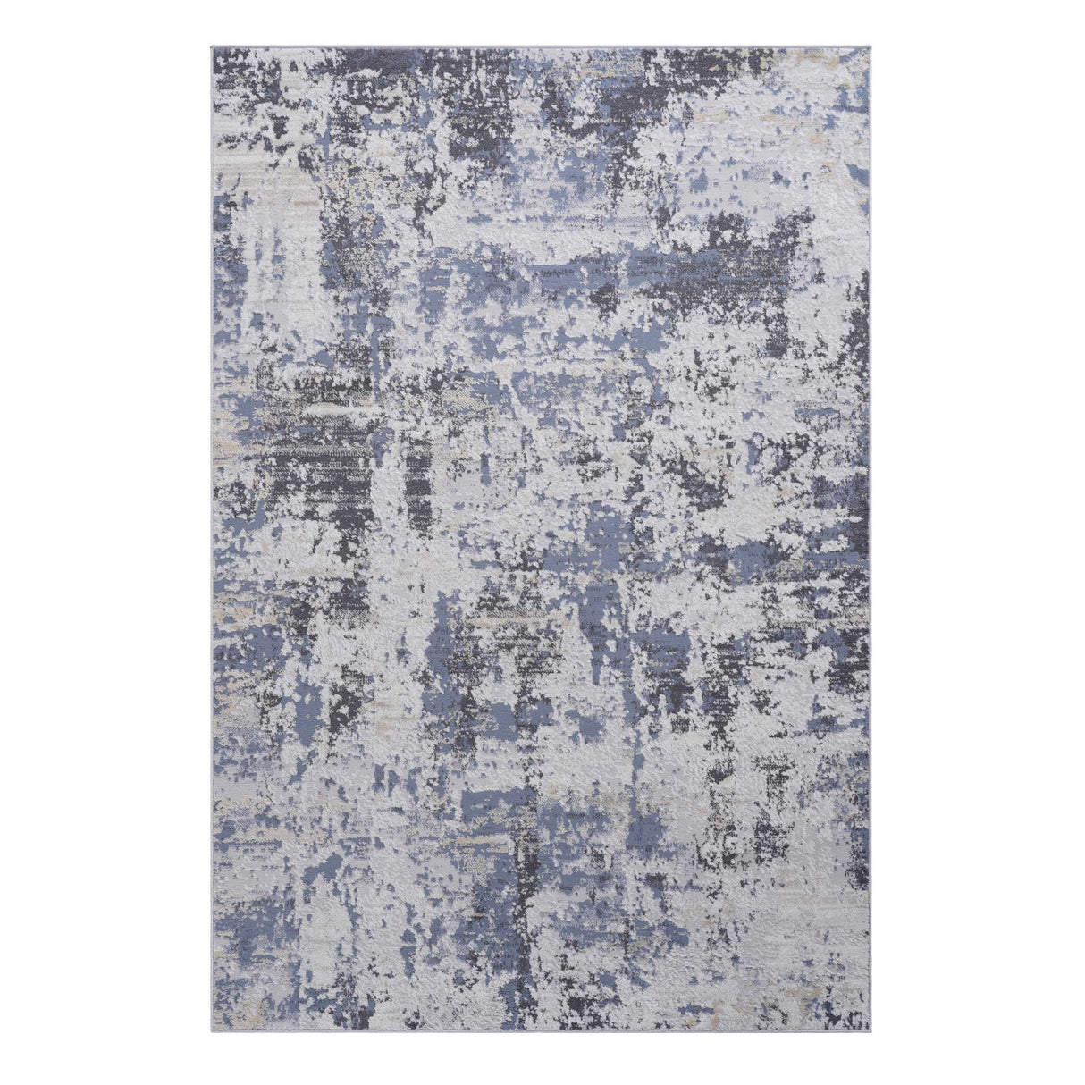 Payas - 8' X 10' Abstract Area Rug - Gray / Denim