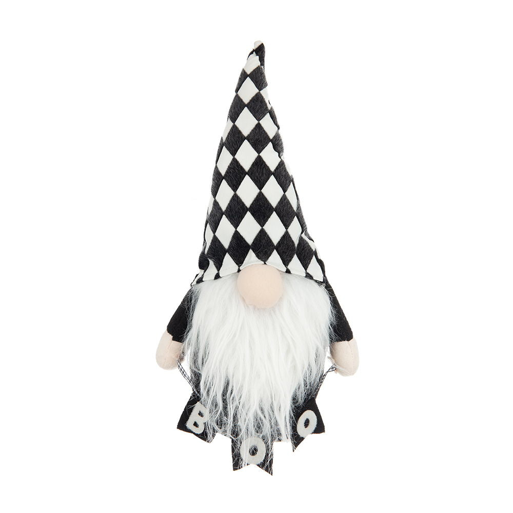 Gnome Decor, For Halloween Decor - Black / White