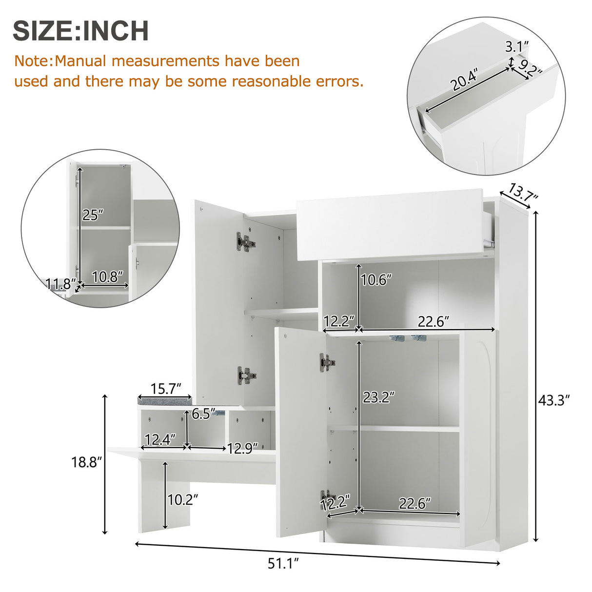 Elegant 2 In 1 Shoe Cabinets With Soft Cushion Versatile Shoe Rack Organizer With Adjustable Shelves