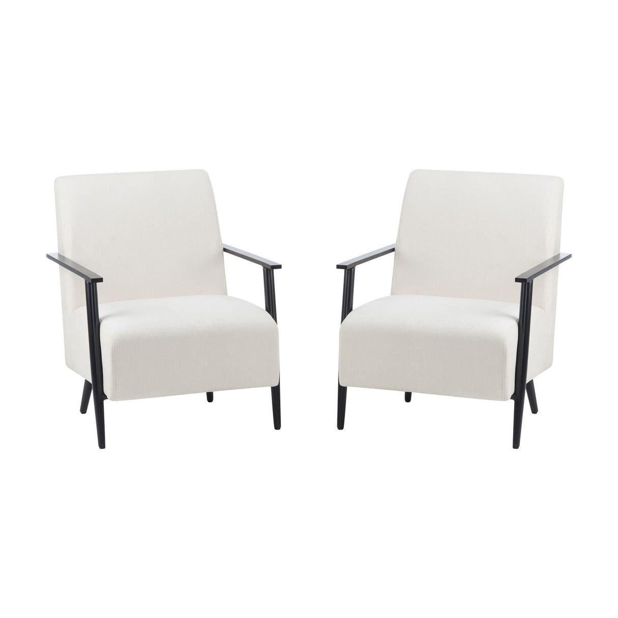 Modern Lounge Chair With Polyester Upholstery