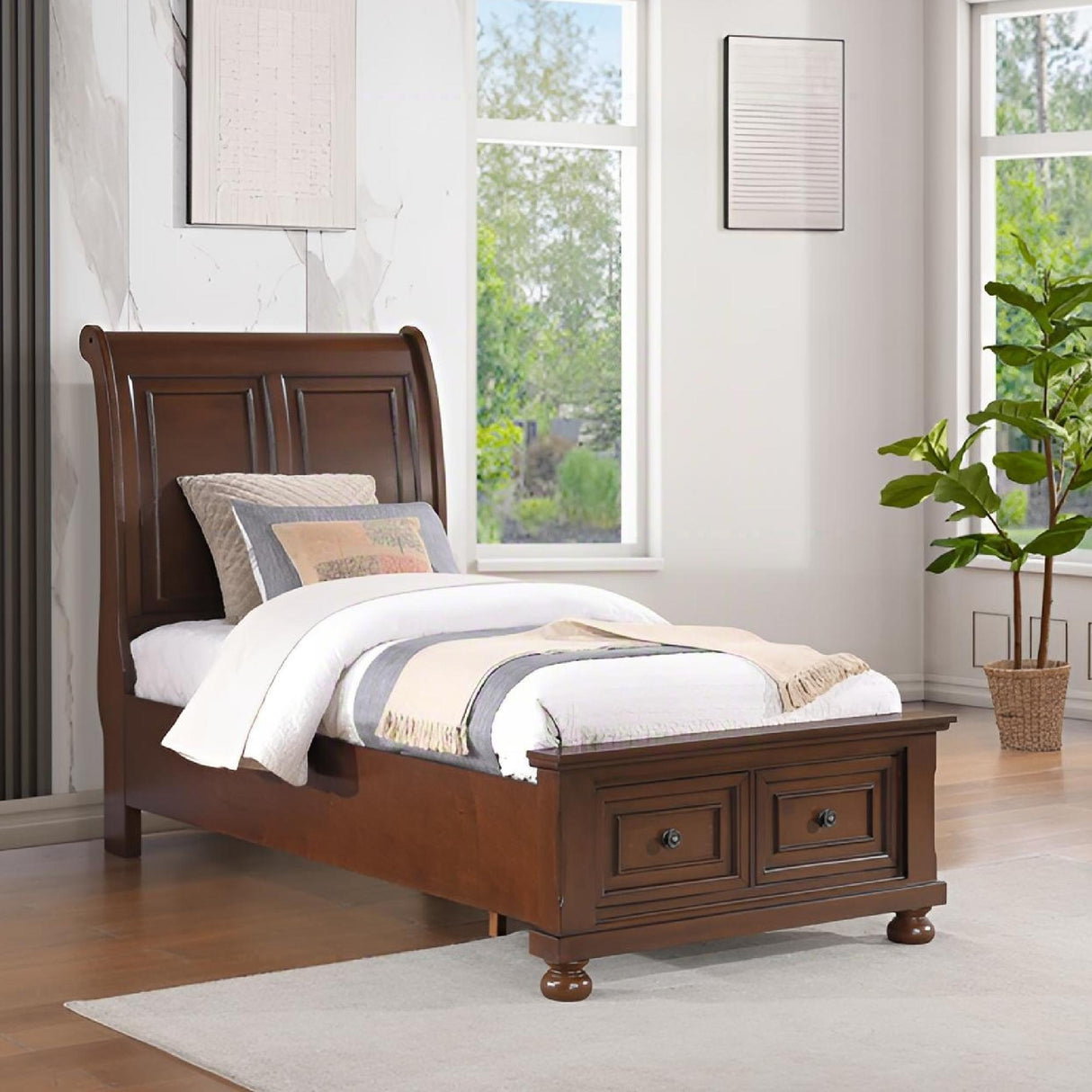 Meade - Sleigh Bed