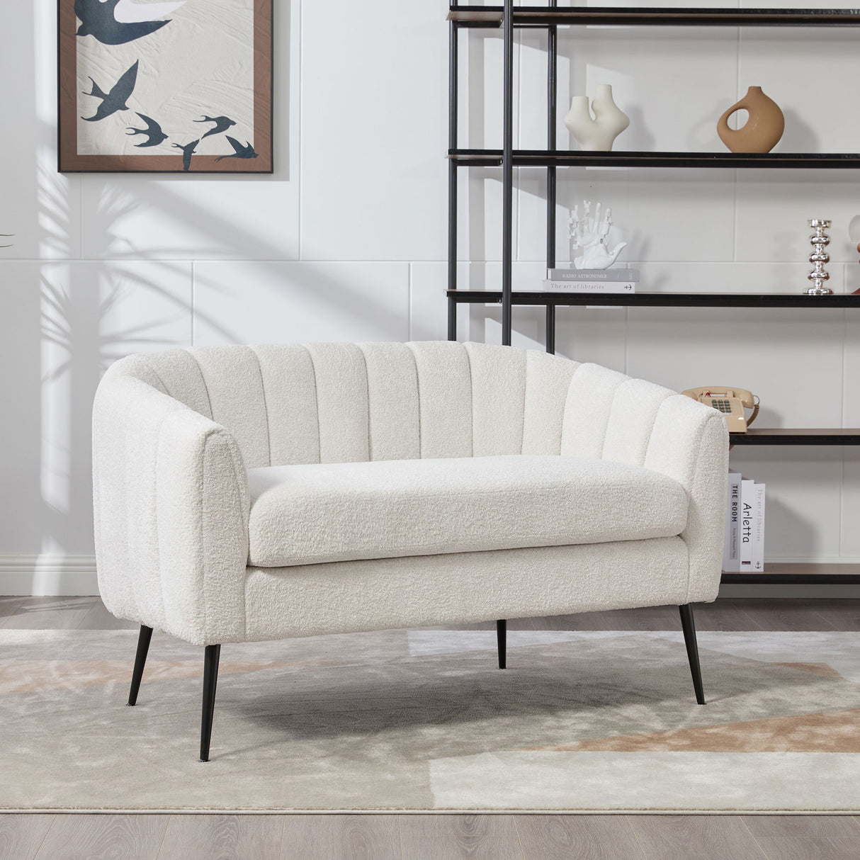 Glam Mini Loveseat, Accent Couch