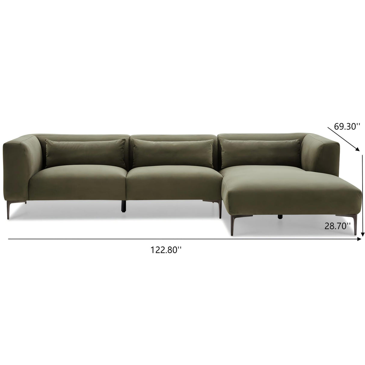 Laley - Right Facing L-Shaped Sectional