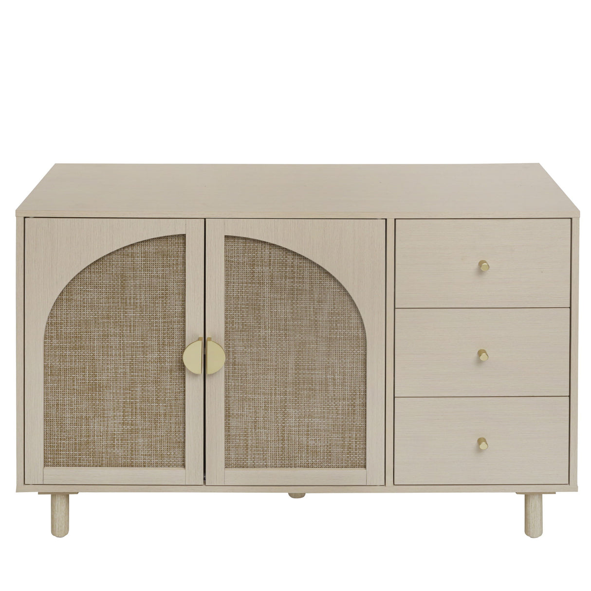 2 Door 3 Drawer Cabinet, Adjustable Storage System