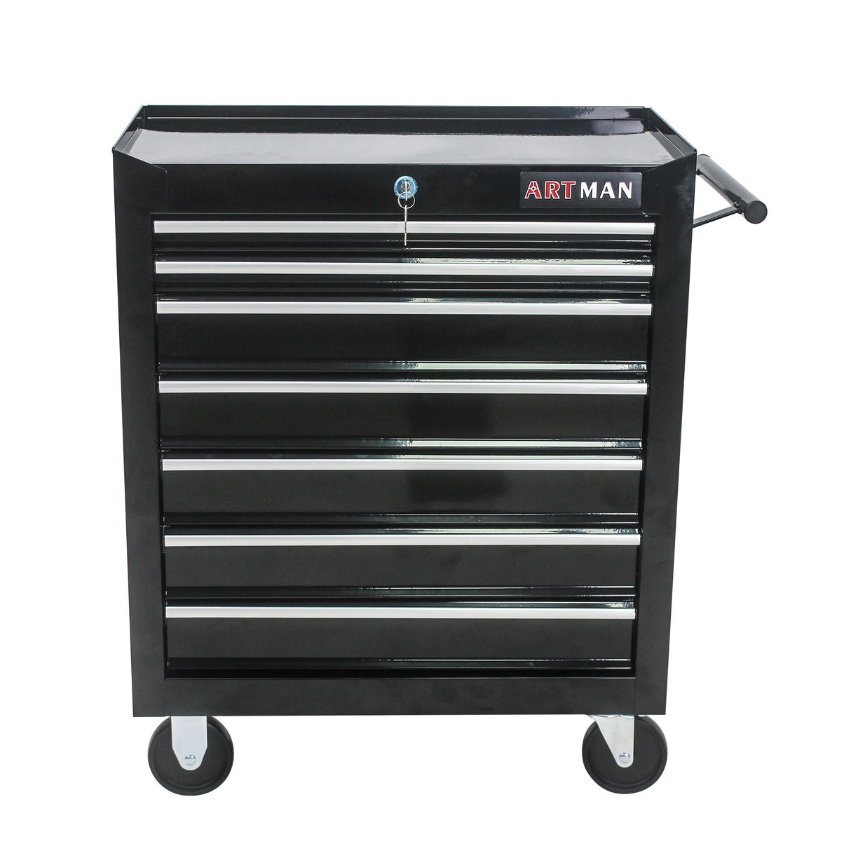 Multifunctional Tool Cart With Wheels And Drawers