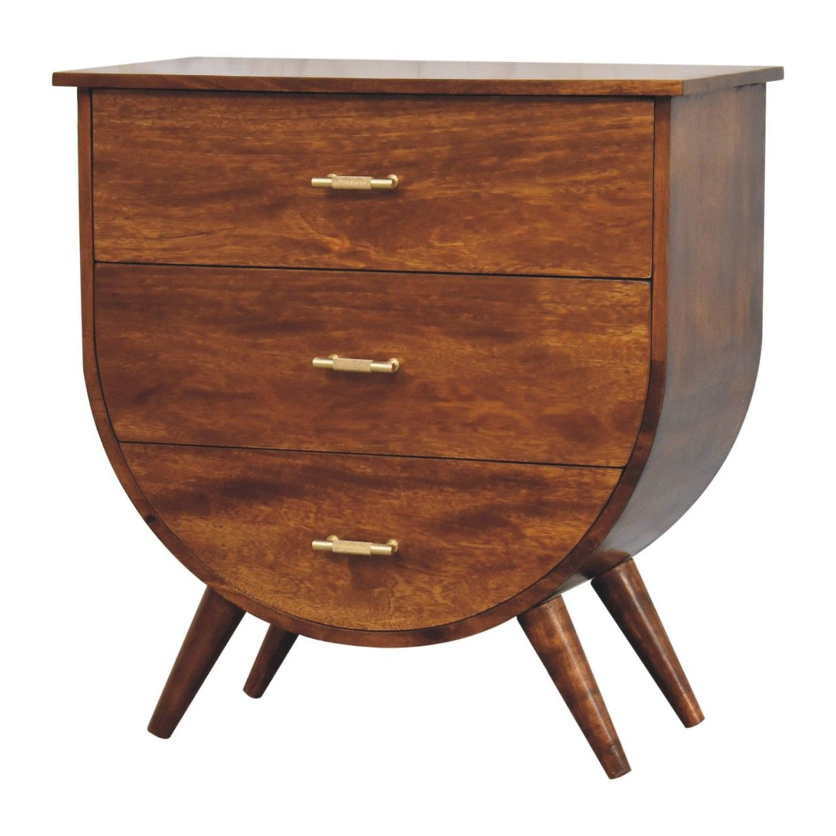 Agra - Bedside Table - Chestnut