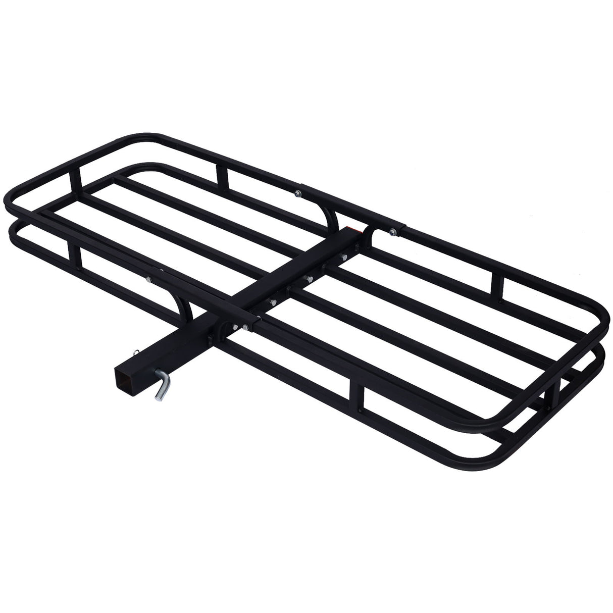 Heavy Duty Steel Hitch Mount Cargo Carrier Rack For SUV, Truck, Car With 2" Receiver - Black