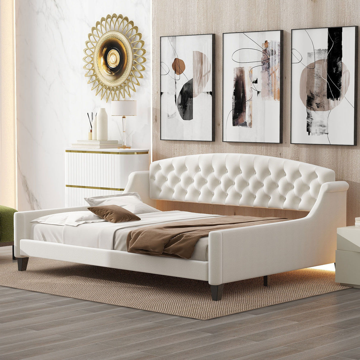 Modern Tufted Button Daybed