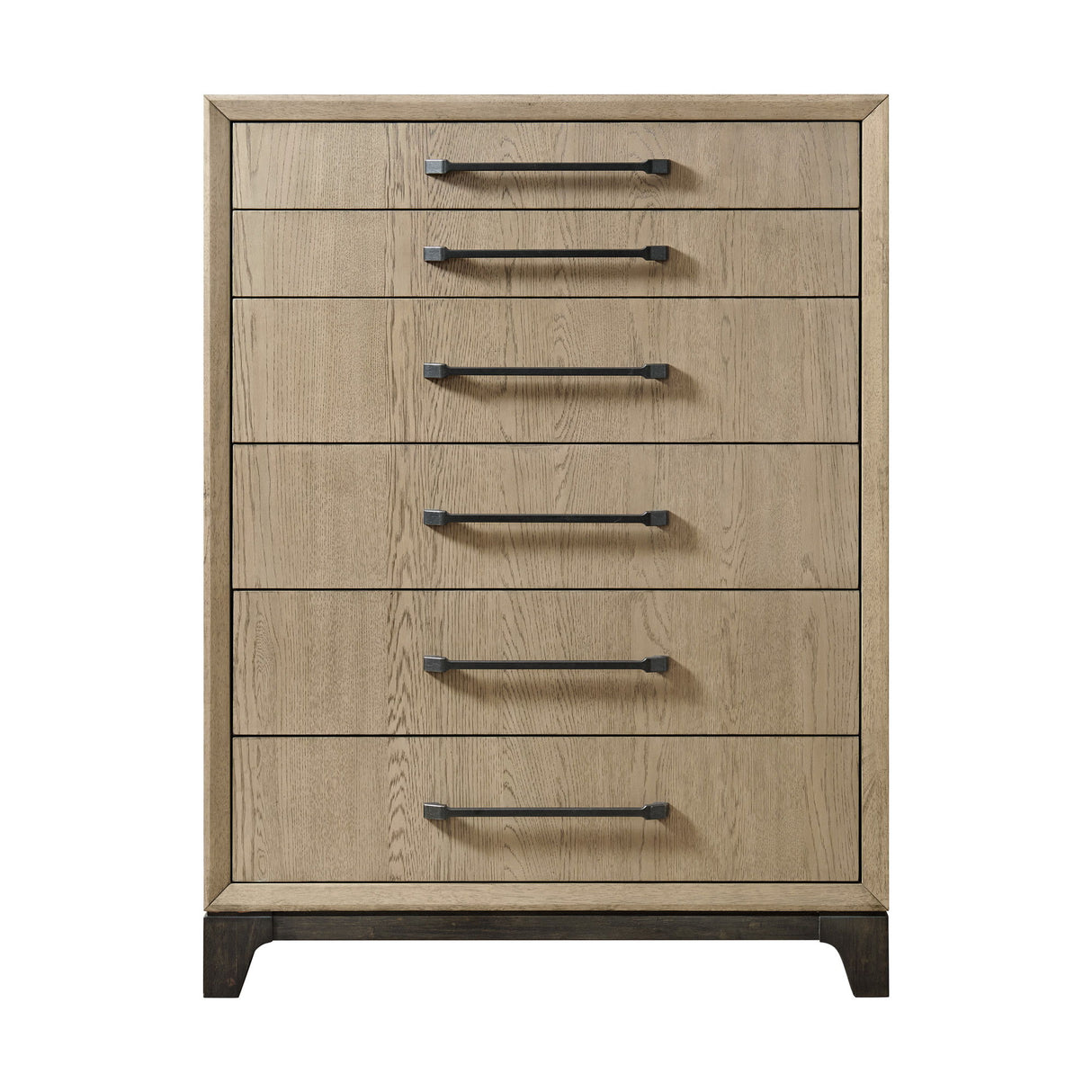 6 Drawer Chest With Smooth Glides - Brown