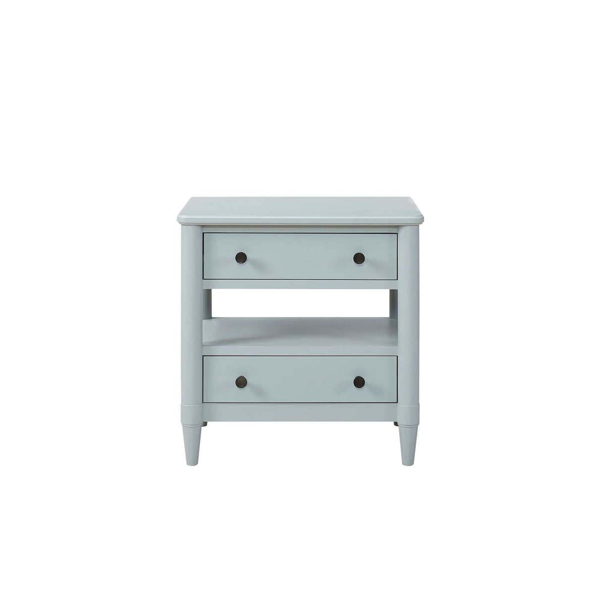 Open Nightstand With 2 Drawers