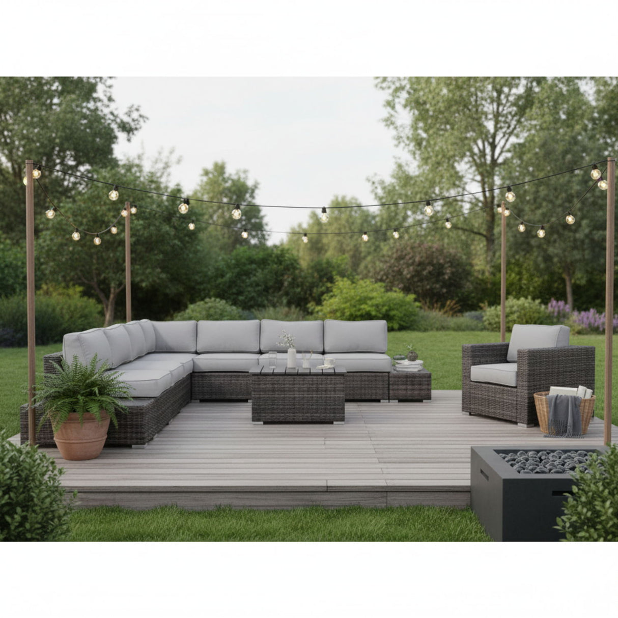 Sectional, Stylish Entertainment, Outdoor Living