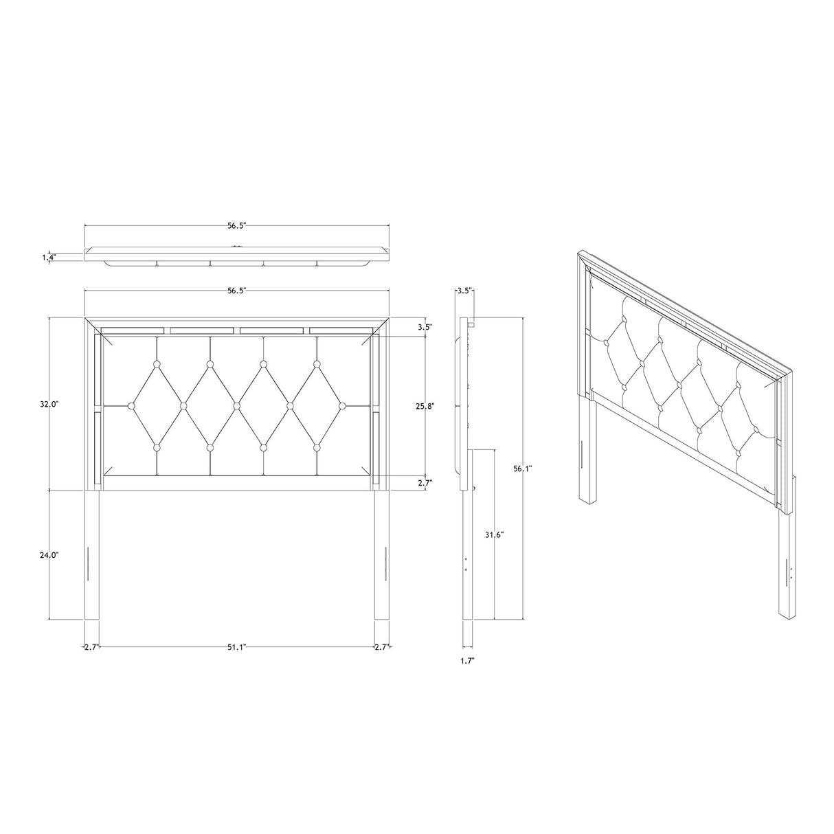 Chloe - Bed Gemstone