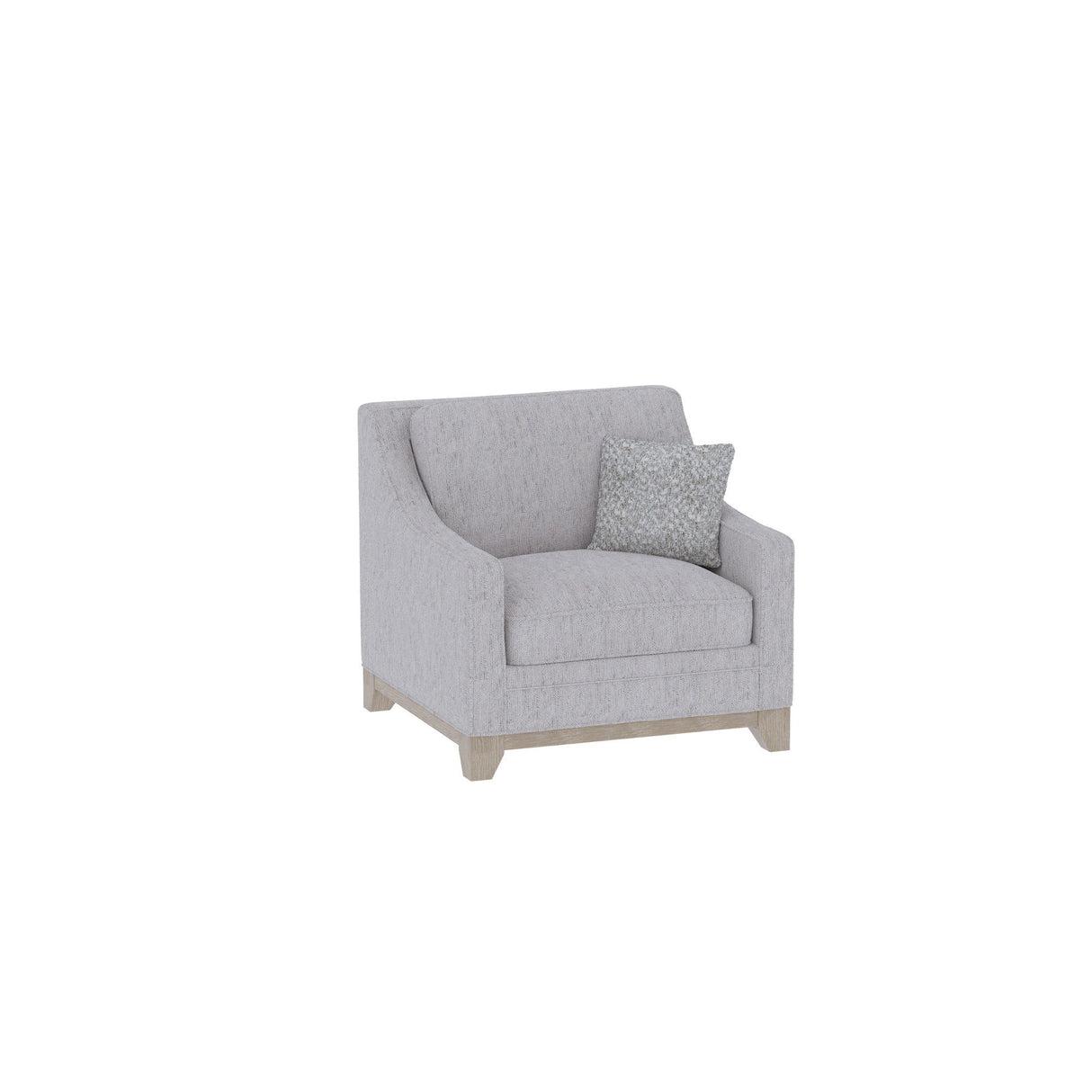 Lounge Chair With Casual Accent - Gray
