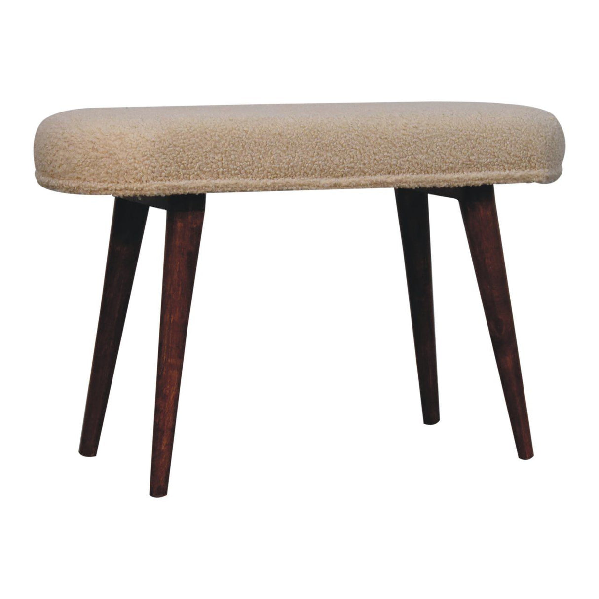 Boucle Nordic Bench - Honey Caramel