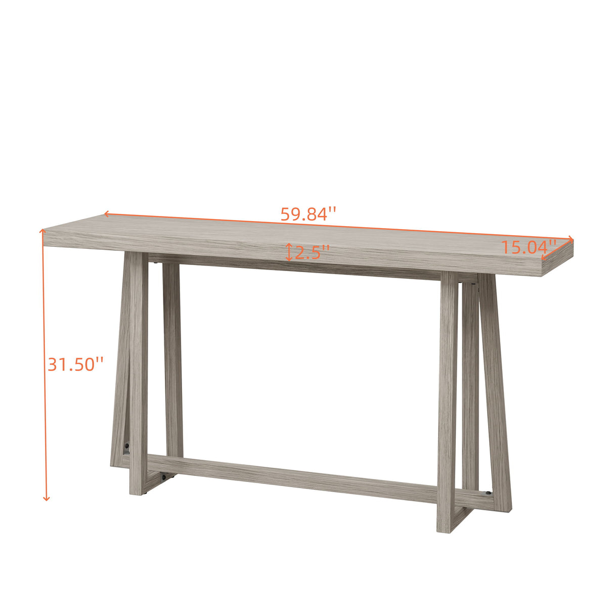 Console Table, Stylish Rectangular Entryway Table