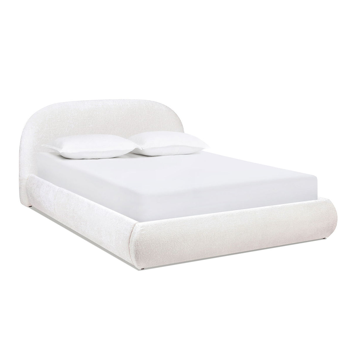 Archie Puffy Grounded - Upholstered Platform Bed