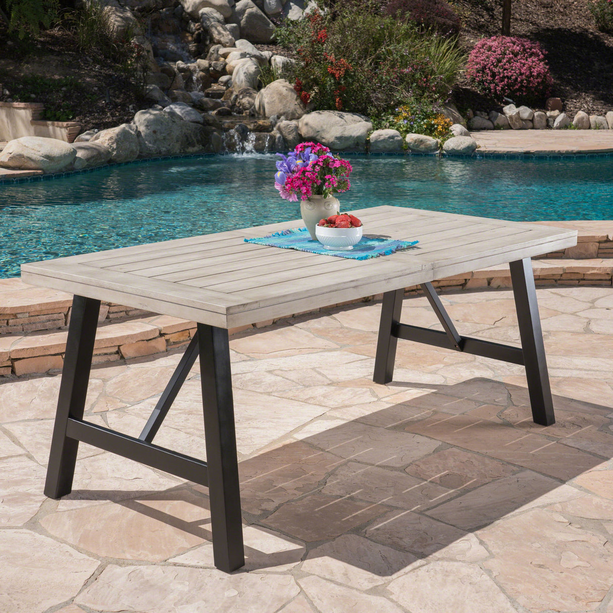 Bettina - Dining Table - Gray