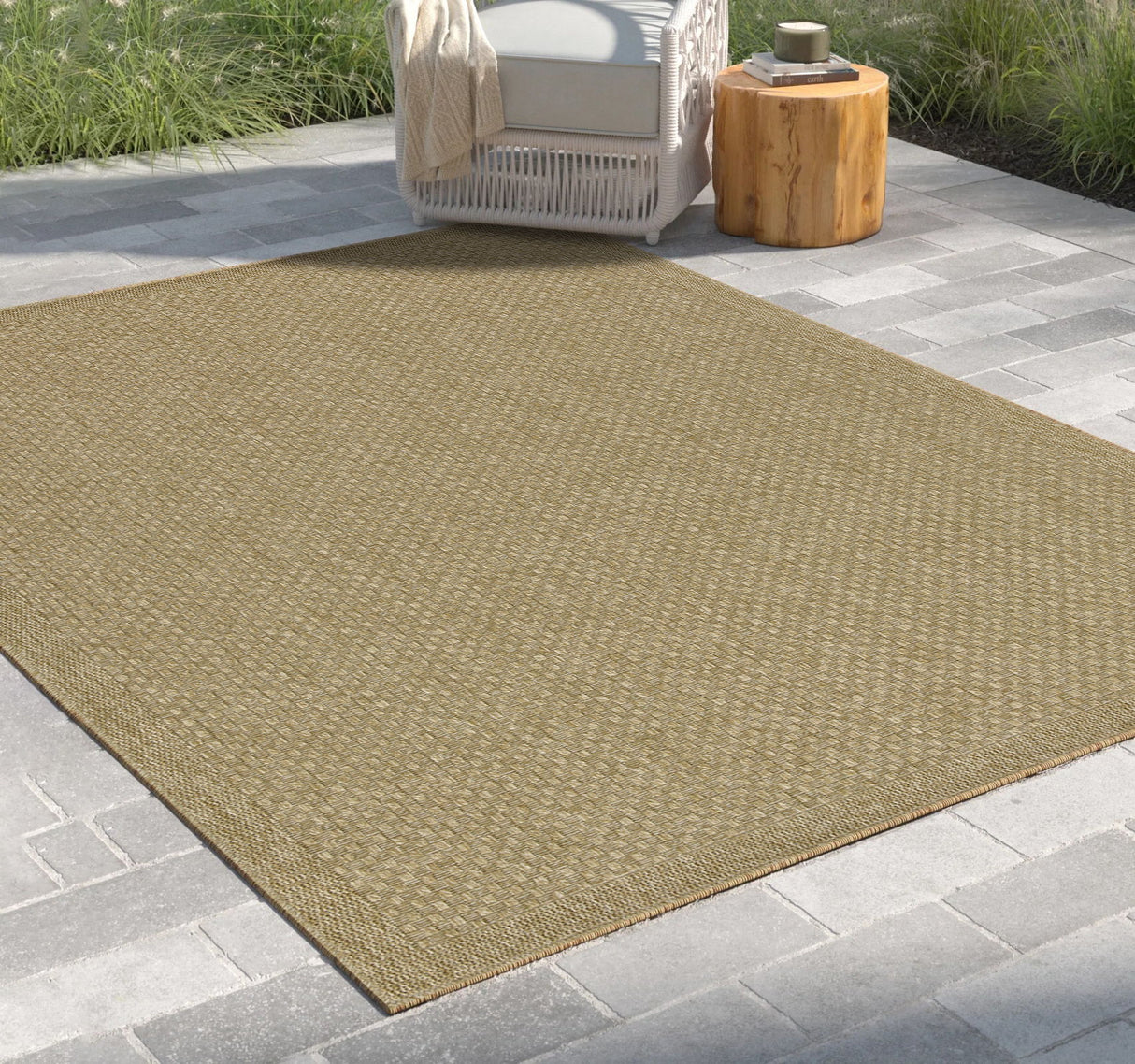 Earth - 2'7" X 7'3" Indoor, Outdoor Area Rug - Jute, Jute