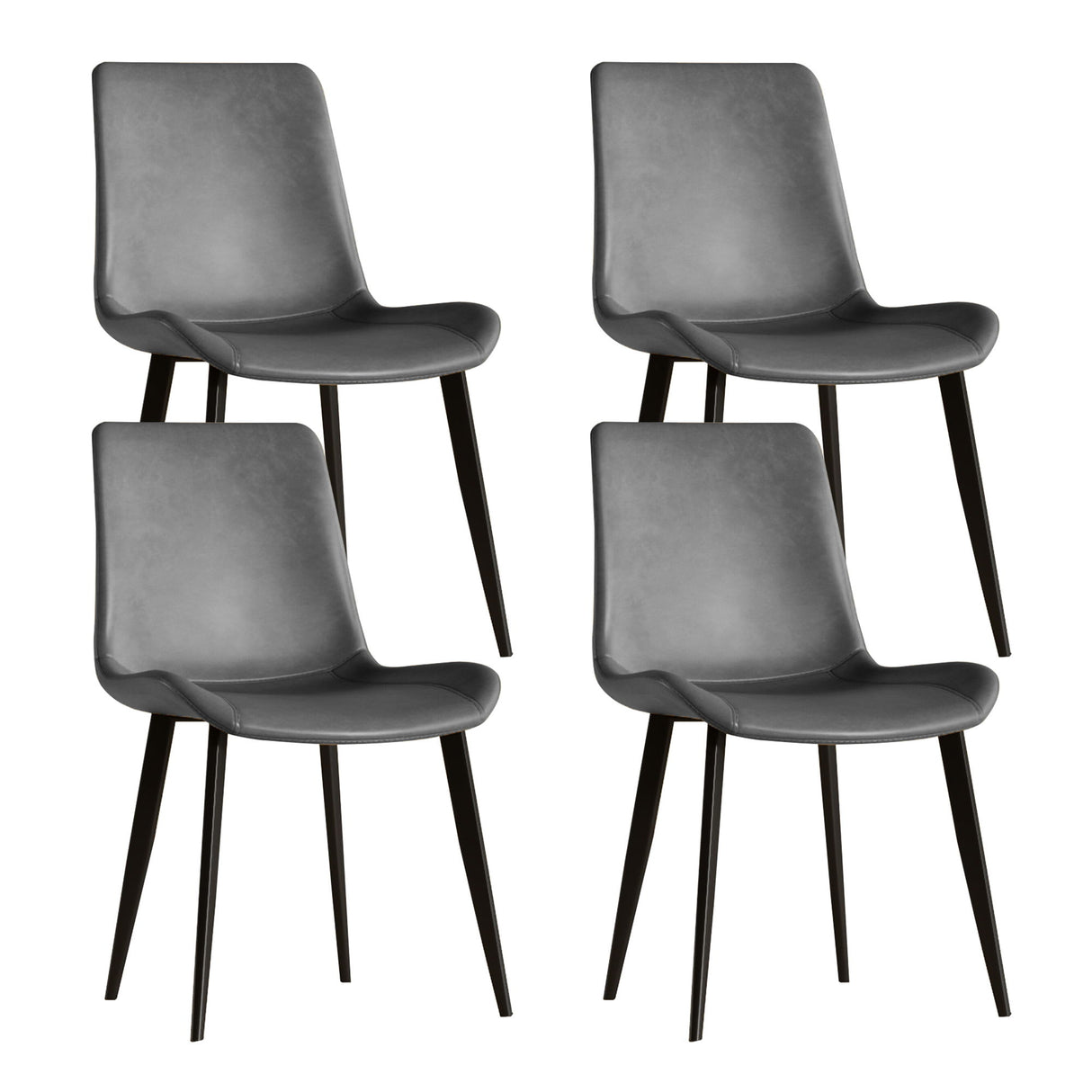 Modern Dining Chairs Ergonomic Design For Kitchen (Set of 4)
