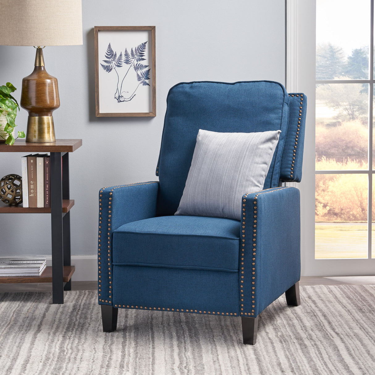 Contemporary Wide Manual Standard Recliner