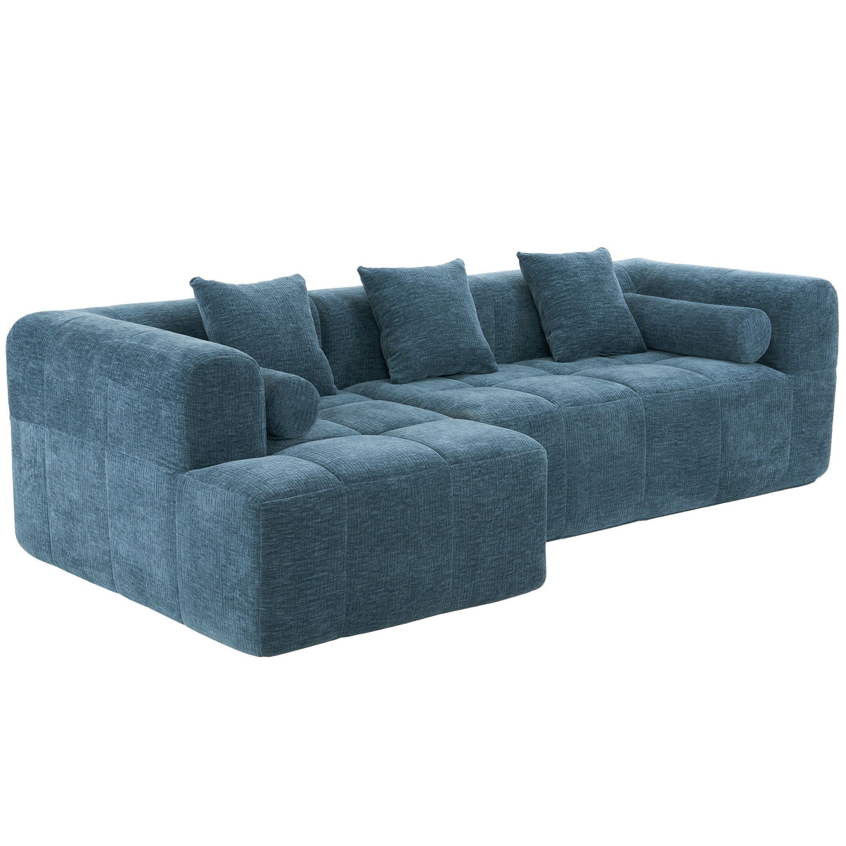 Sectional Free Combined Sofa With 2 Side Pockets