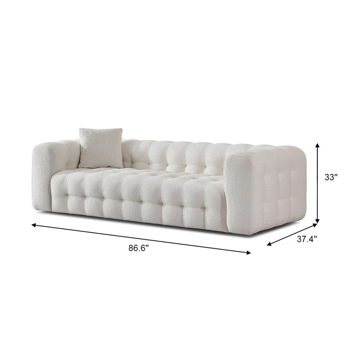 Eden - Modern Tufted Chesterfield Sofa