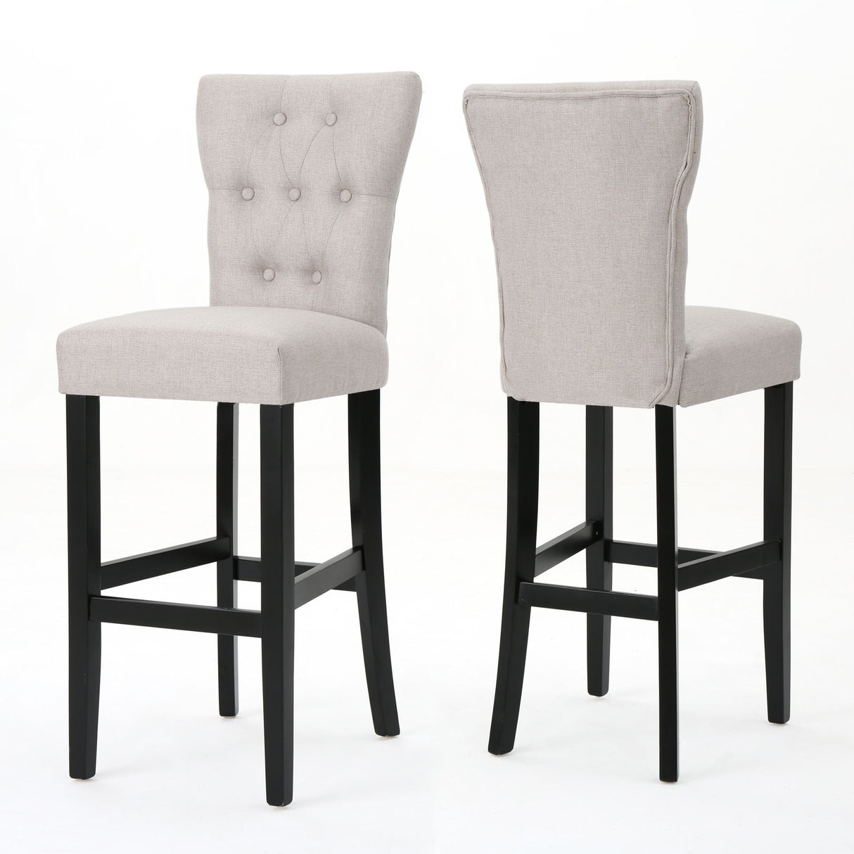 Elegant Barstool Set With Plush Cushioning