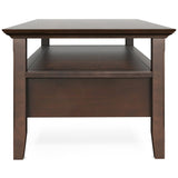 Acadian - Coffee Table With Drawer - Brown