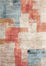 Toucan - 5' X 7' Washable Non - Slip Area Rug - Ivory Multi