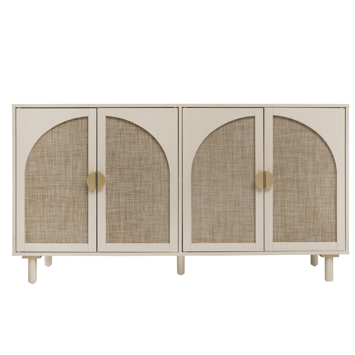 4 Door Cabinet, Customizable Storage System