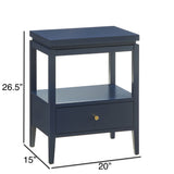 Olana -1 Drawer Nightstand With Floating Top Design