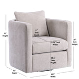 Sutton - Swivel Barrel Chair
