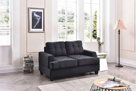 Stylish Transitional Loveseat For Two