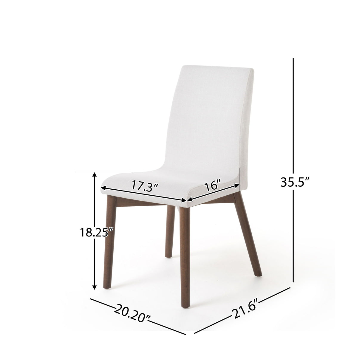 Scandinavian Modern Dining Chair Set