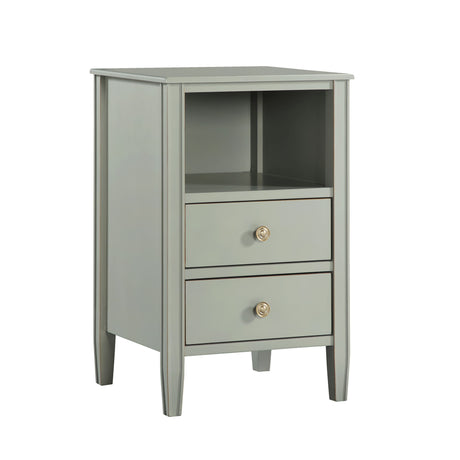 Winston - 2 Drawer Storage Nightstand