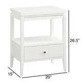 Olana -1 Drawer Nightstand With Floating Top Design