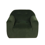 Harmonara - Boucle Upholstered Club Chair With Blind Tufting